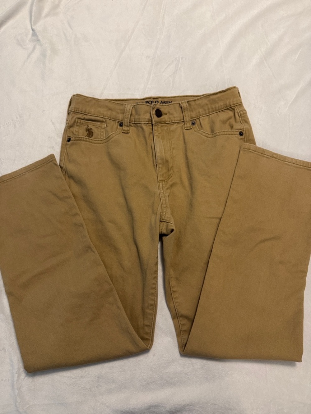 U.S. Polo Assn. Boys Tan Jeans